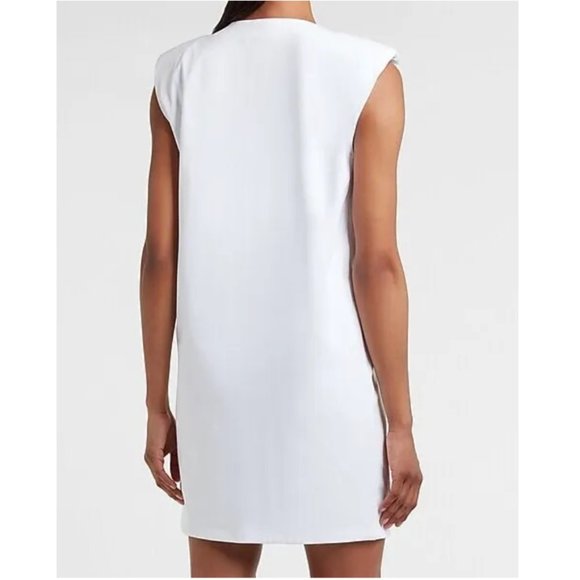 NWT Padded Shoulder T-Shirt Dress, Express, XS - Picture 3 of 3